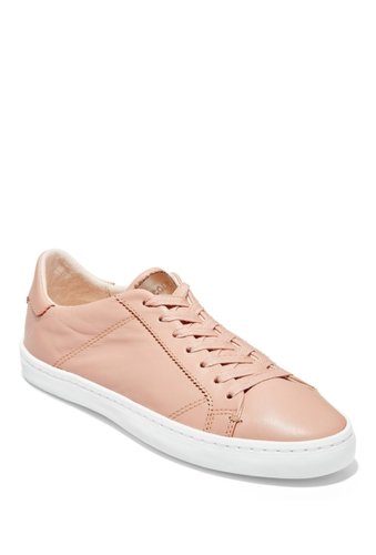 Incaltaminte femei cole haan margo lace-up leather sneaker msty rose