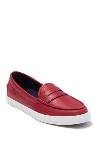 Incaltaminte femei cole haan nantucket leather loafer red leathe