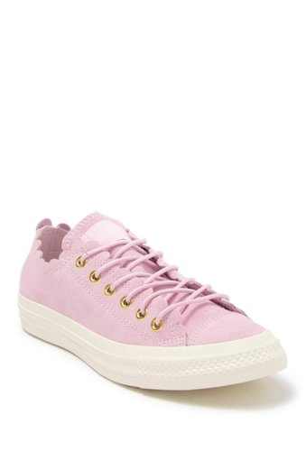 Incaltaminte femei converse chuck taylor all star frilly thrills low top sneaker women pink foamgold