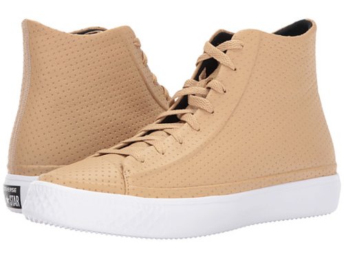 Incaltaminte femei converse chuck taylor all star modern perforated leather light fawnlight twine