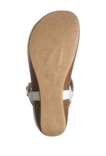 Incaltaminte femei cordani gene wedge sandal white patent