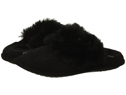 Incaltaminte femei crocs classic luxe slipper black
