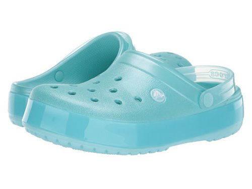 Incaltaminte femei crocs crocband ice pop clog ice blue