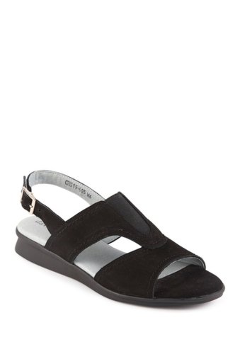 Incaltaminte femei david tate tempt cutout sandal - multiple widths available black nubuck