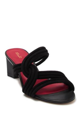 Incaltaminte femei diane von furstenberg jada block slide sandal black