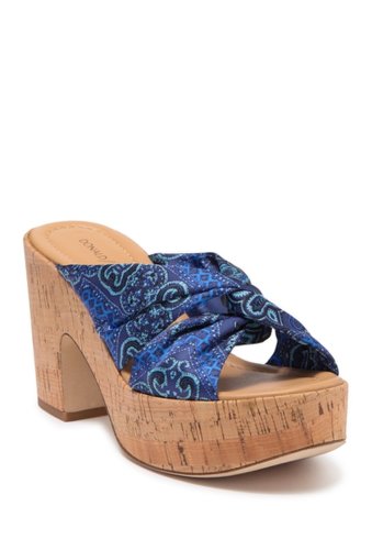 Incaltaminte femei donald pliner beeya platform sandal blue