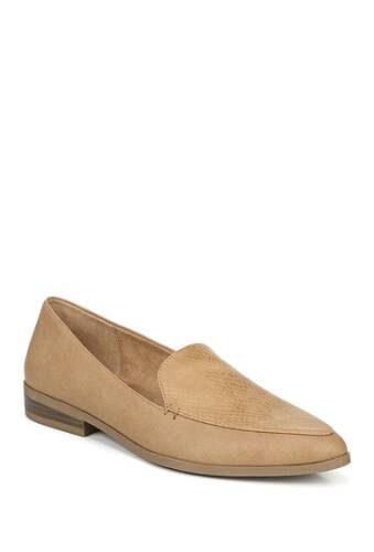 Incaltaminte femei dr scholl\'s astaire snake embossed slip-on loafer nude