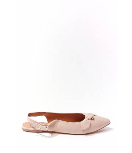 Incaltaminte femei forever21 faux suede bow flats tan