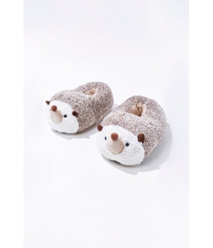 Incaltaminte femei forever21 hedgehog indoor slippers brown