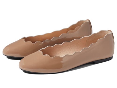 Incaltaminte femei french sole jigsaw taupe patent