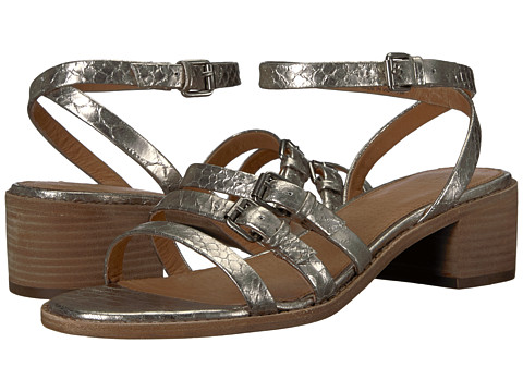 Incaltaminte femei frye cindy buckle sandal silver