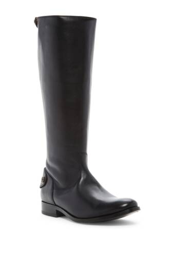 Incaltaminte femei frye melissa button back zip boot - wide calf available black extended