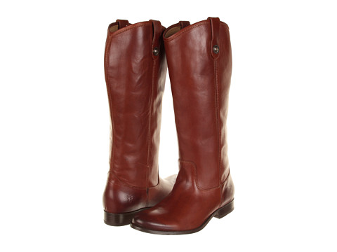 Incaltaminte femei frye melissa button boot extended cognac extended (soft vintage leather)