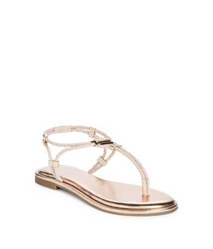 Incaltaminte femei guess coin stretch-cord strappy sandals blush