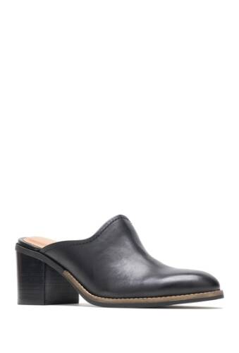 Incaltaminte femei hush puppies hannah leather mule - wide width available black leat