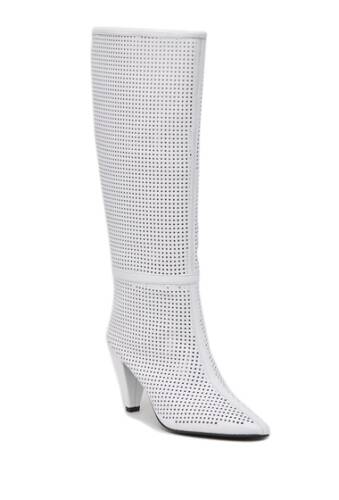 Incaltaminte femei jeffrey campbell 16 candle knee high boot white