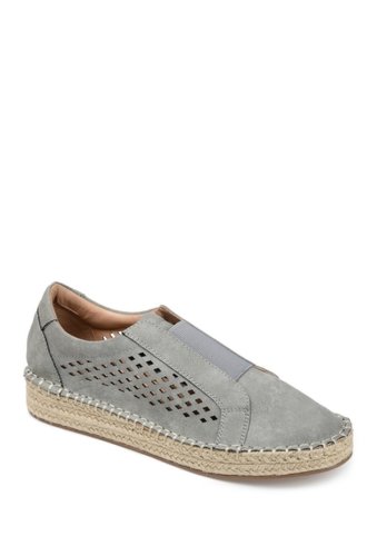 Incaltaminte femei journee collection kandis espadrille slip-on sneaker grey