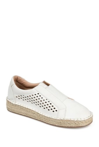 Incaltaminte femei journee collection kandis espadrille slip-on sneaker white