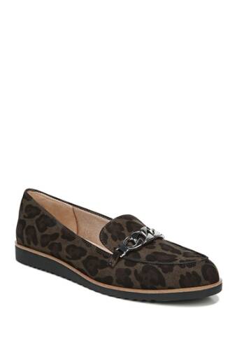 Incaltaminte femei lifestride zizi leopard print chain loafer - wide width available oliveblack