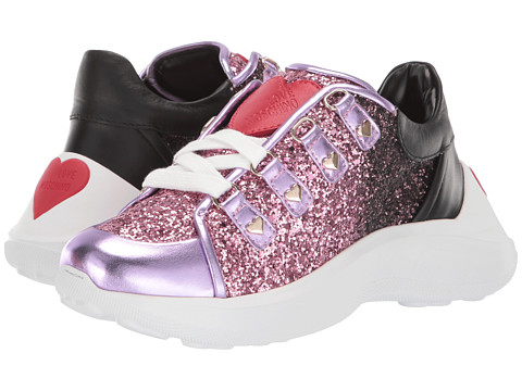 Incaltaminte femei love moschino super heart sneaker fantasy color pink