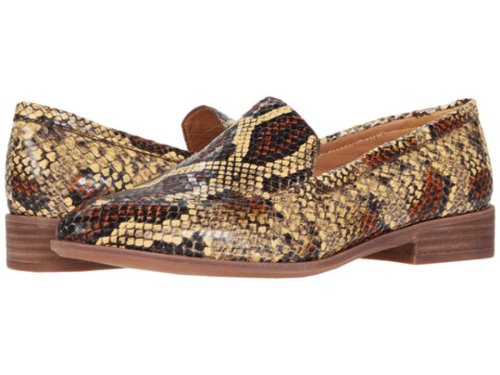 Incaltaminte femei madewell frances loafer in snake burnt clay multi
