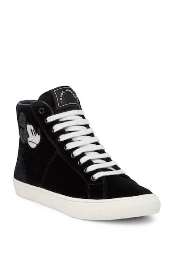 Incaltaminte femei marc jacobs orchard mickey mouse high top sneaker black