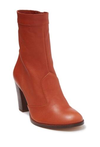 Incaltaminte femei marc jacobs sofia leather ankle boot whiskey