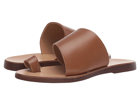 Incaltaminte femei massimo matteo slide with toe ring brown