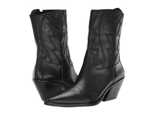 Incaltaminte femei massimo matteo western boot black
