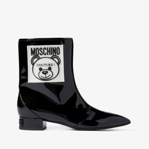 Incaltaminte femei moschino rain ankle boot black