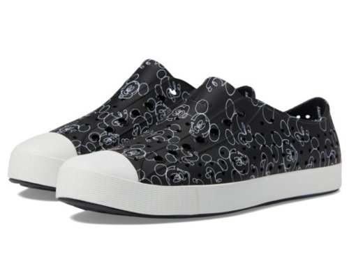 Incaltaminte femei native shoes jefferson print jiffy blackshell whitemickey doodle all over print