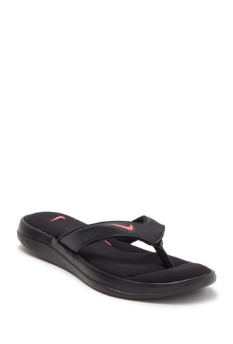 Incaltaminte femei nike ultra comfort 3 flip flop sandal 001 black hyper pink