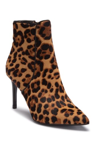 Incaltaminte femei rachel zoe morgan genuine calf fur bootie leopard