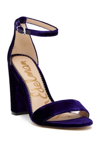 Incaltaminte femei sam edelman yaro block heel sandal deep purple