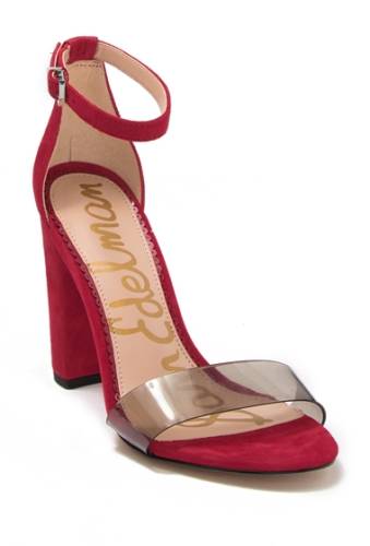 Incaltaminte femei sam edelman yaro block heel sandal red