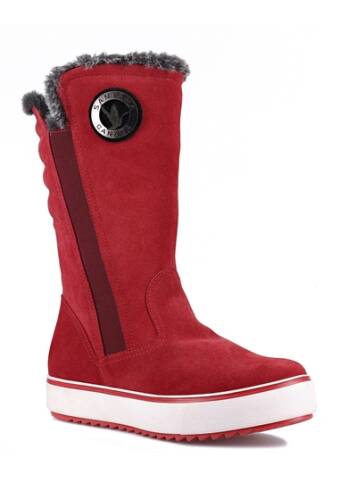 Incaltaminte femei santana canada maximo waterproof faux fur boot red sue