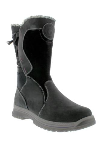 Incaltaminte femei santana canada mayer faux fur lined waterproof boot black lea