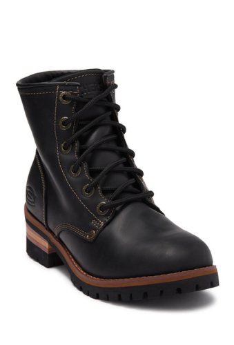 Incaltaminte femei skechers laramie 2 leather boot bol-black