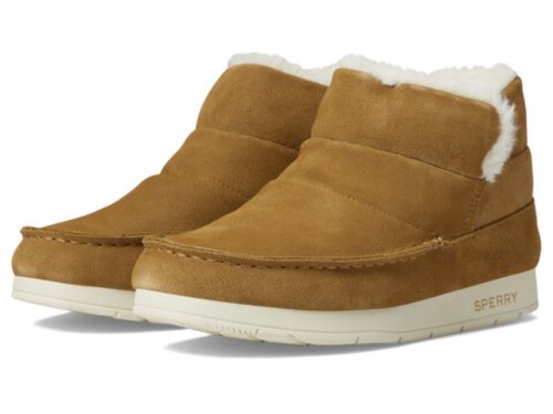 Incaltaminte femei sperry top-sider moc-sider bootie leather tan