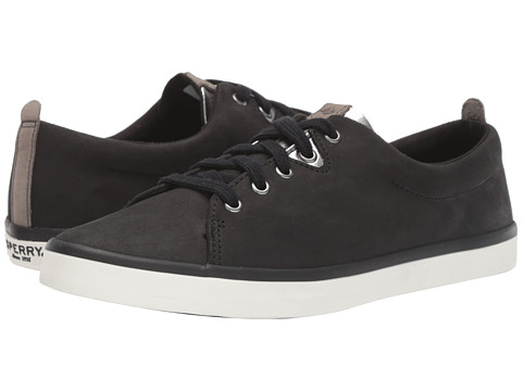 Incaltaminte femei sperry top-sider sailor lace to toe leather black