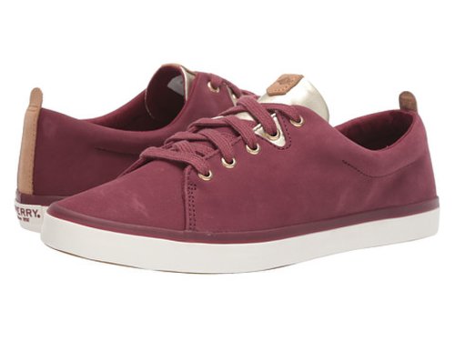 Incaltaminte femei sperry top-sider sailor lace to toe leather wine