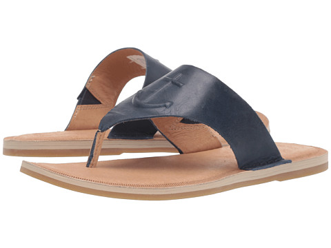 Incaltaminte femei sperry top-sider seaport thong leather navy