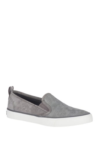 Incaltaminte femei sperry top-sider seaside quilted slip-on sneaker grey
