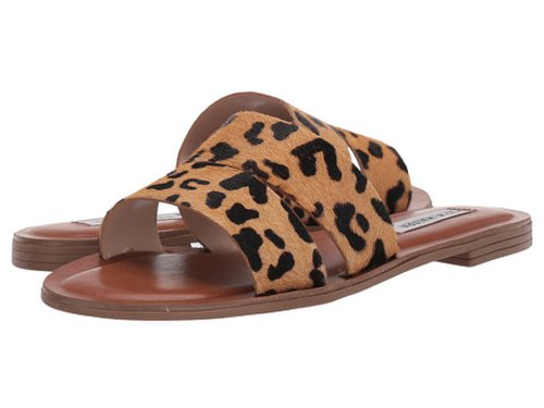 Incaltaminte femei steve madden alexandra - l flat sandals leopard