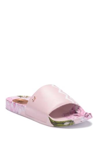 Incaltaminte femei ted baker london aveline printed slide sandal palace