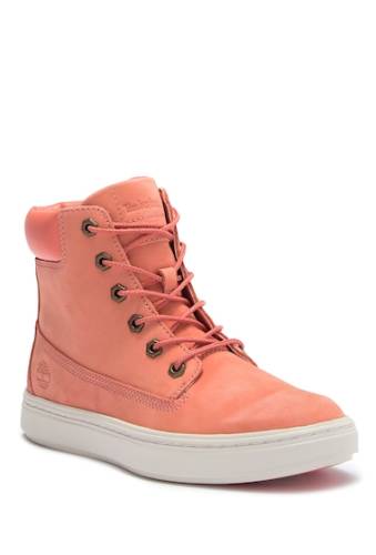 Incaltaminte femei timberland londyn leather 6-inch lace-up sneaker crabapple