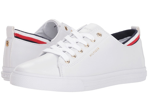 Incaltaminte femei tommy hilfiger lou white leather