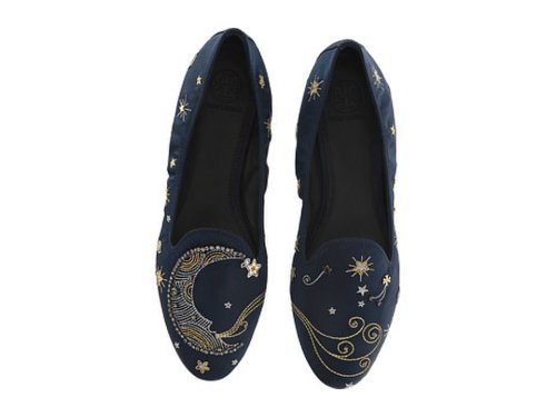 Incaltaminte femei tory burch olympia embroidered loafer perfect navy