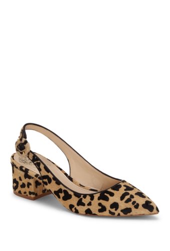 Incaltaminte femei vince camuto steffien 2 genuine calf hair slingback sandal leopard 01