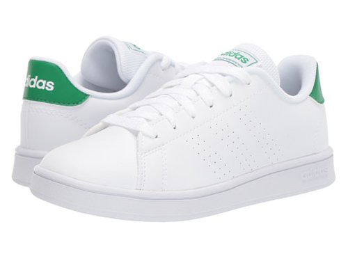 Incaltaminte fete Adidas Kids advantage (little kidbig kid) footwear whitegreengrey two